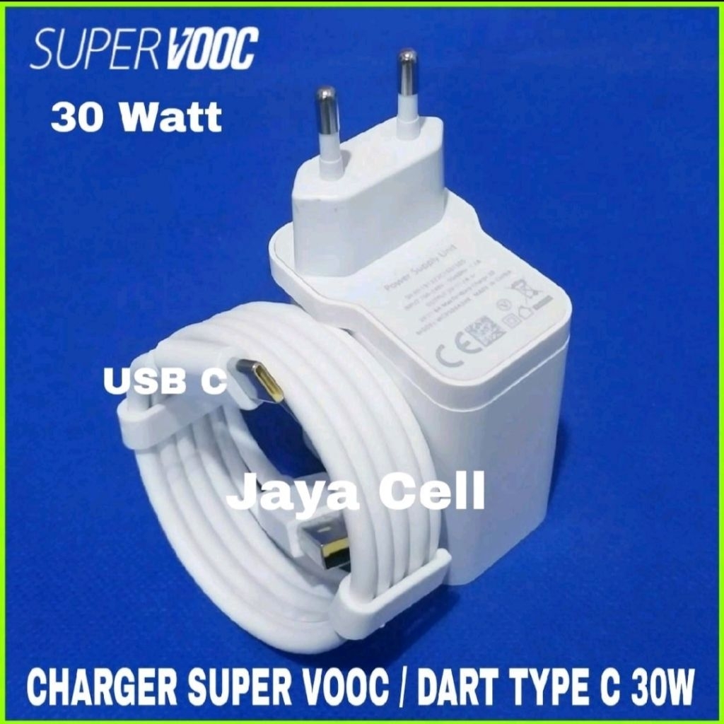 Charger Rlm SUPER VOOC Rlm 6 Rlm 6 Pro Rlm 7 ORIGINAL 100% 30 Watt USB Type C