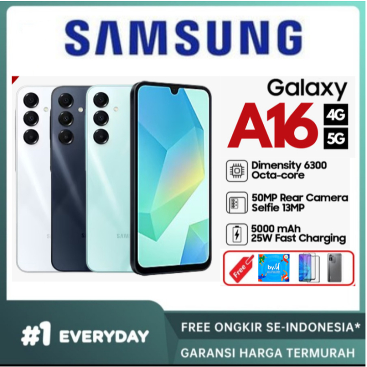 Samsung Galaxy A16 8/128GB AMOLED 6.7" - Garansi Resmi