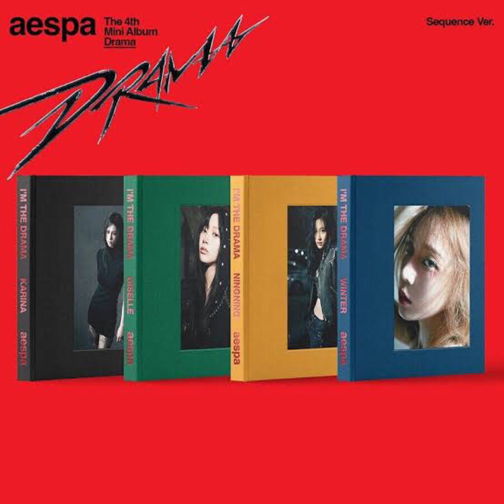 READY STOCK OFFICIAL AESPA DRAMA SEQUENCE VER
