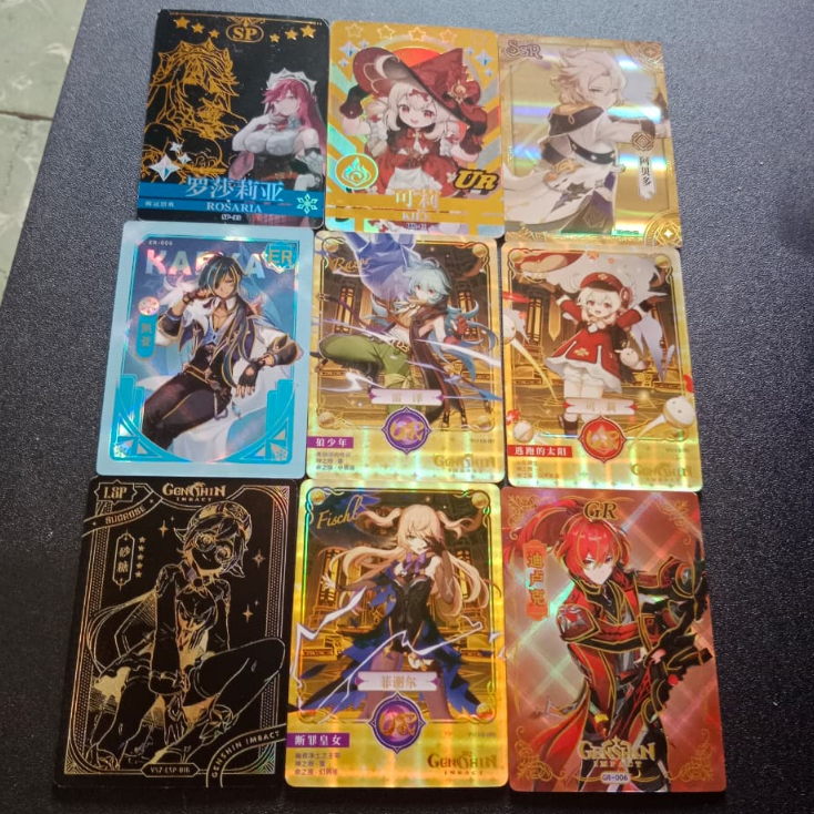 CCG Genshin Impact | mondstadt Section | Diluc Kaeya Fiscl Albedo Razor Klee Rosaria Sucrose Bennett