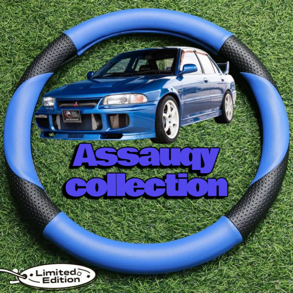 sarung setir mobil MITSUBISHI LANCER EVO ALL GENERATION size M (36cm-38cm)