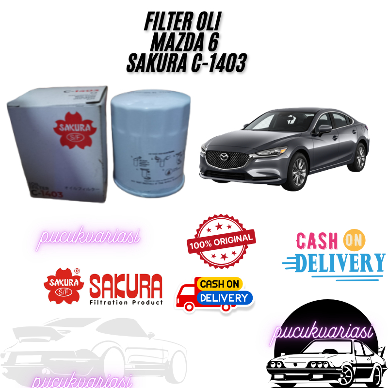 Filter oli MAZDA 6 Sakura C-1403