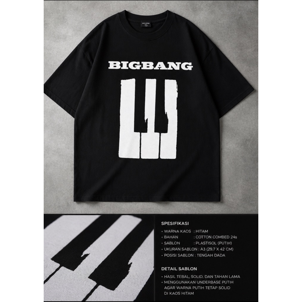 BIGBANG 20th Anniv Coachella Tee BIGBANG TEE KAOS BIgbang kaos kpop Bigbang gdragon top taeyang