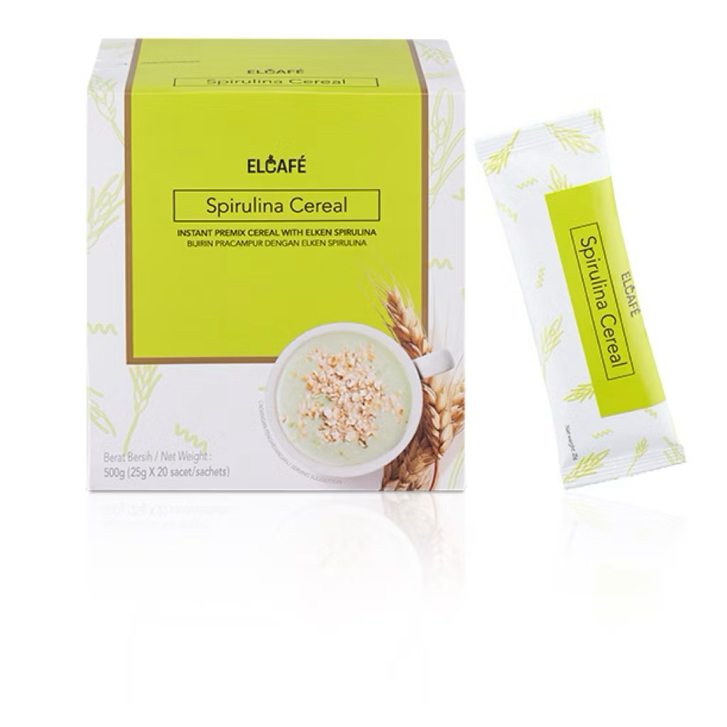 Elken Oyes Spirulina IG6 Cereal 1 Sachet Sereal Sehat