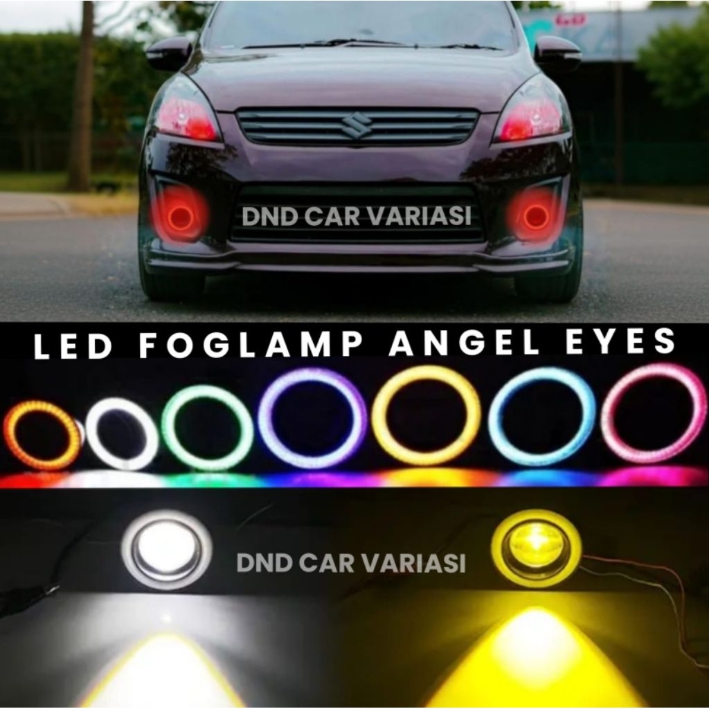 LAMPU LED FOGLAMP SEIN 3,5 INCH VARIASI MOBIL AVANZA XENIA CALYA SIGRA MIRAGE ERTIGA VELOZ VITARA XL