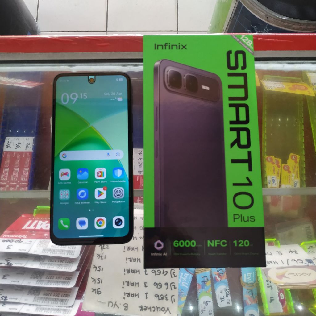 Infinix Smart 10 Plus Secod 8/128GB | Up to 16GB Extended RAM | 6.67 inch 120Hz HD+ | T7250 | 6000 m