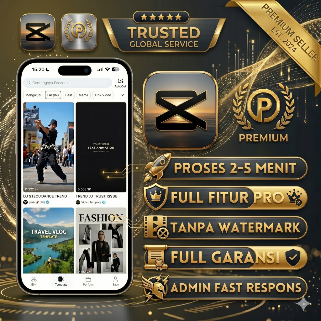 Full Template Jago Capcut Premium Pro 2026