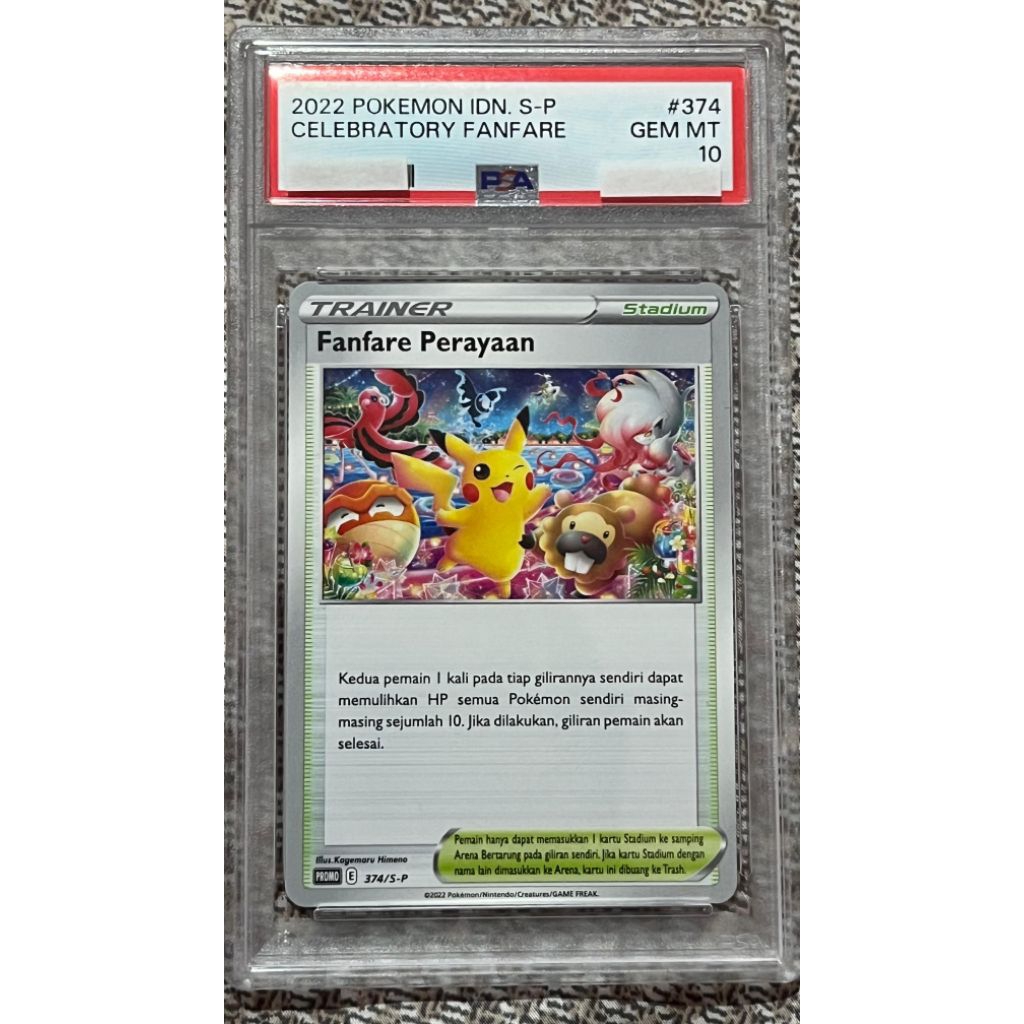 Fanfare Perayaan PSA 10 Slab