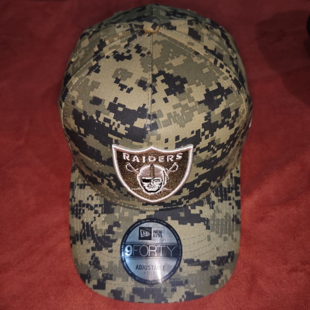 topi new era 9Forty NFL Raiders camouflage