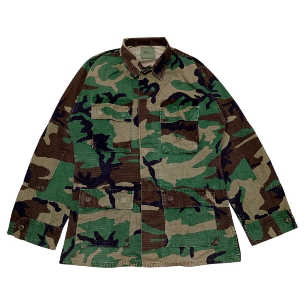 USMC UTILITY UNIFORM, BDU WOODLAND CAMOUFLAGE SHIRT