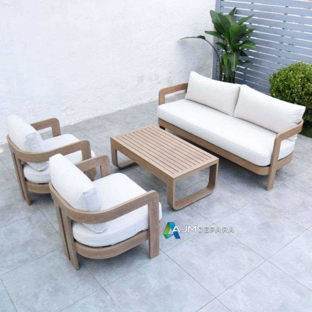 Kursi tamu minimalis modern.set kursi tamu jati