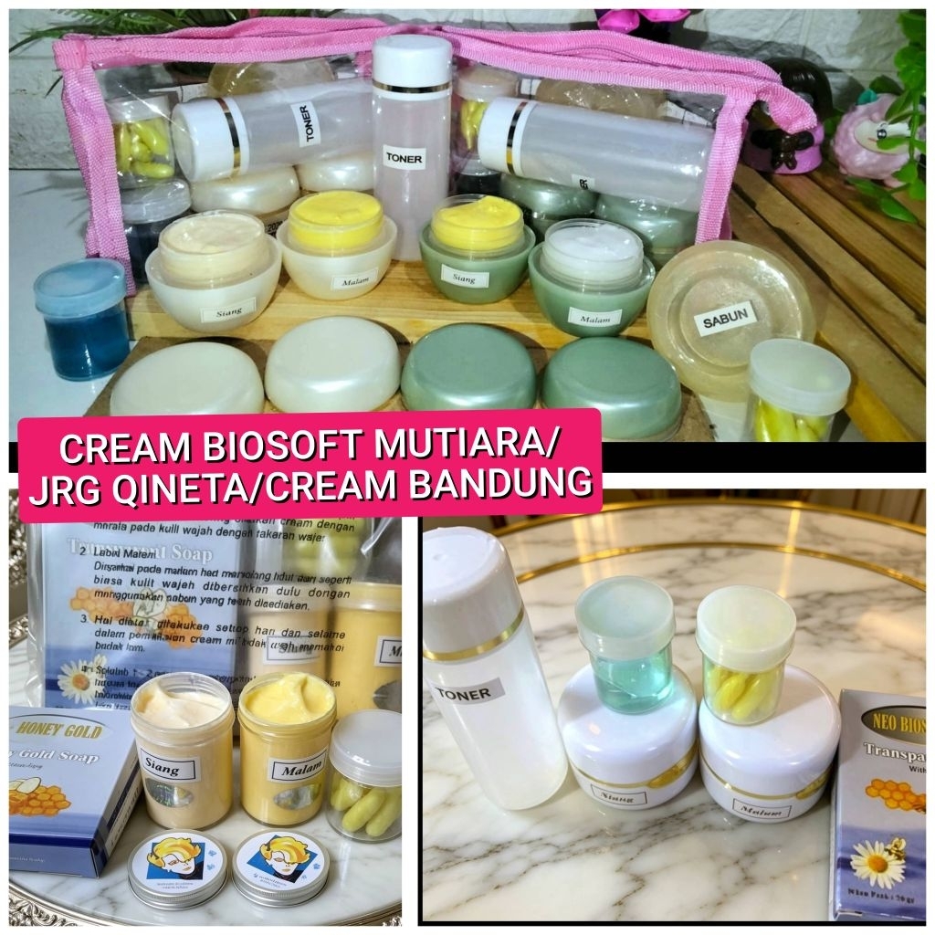 BIOSOFT MUTIARA /PEARL CREAM BANDUNG, JRG QINETA || CREAM BANDUNG TABUNG TINGGI PRODUKSI PABRIK HOME