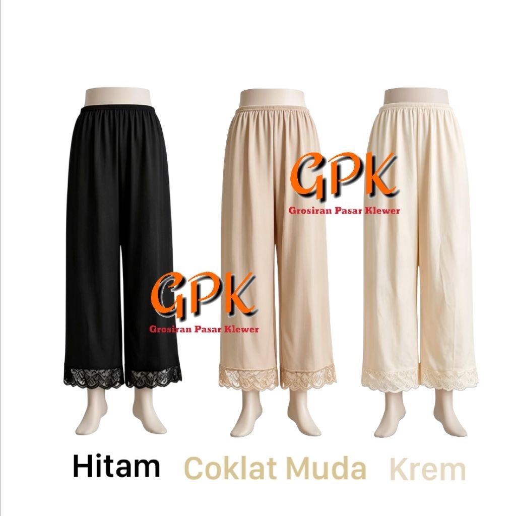 Celana Daleman Kulot / Celamis Panjang / Androk Celana Panjang