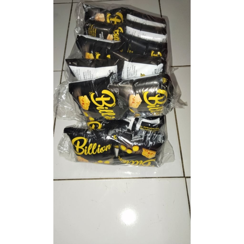 SNACK BILLION isi 10 Bungkus Berhadiah Uang Jika Beruntung