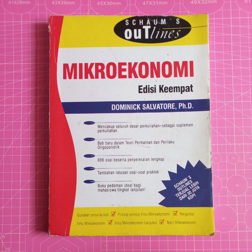 MIKROEKONOMI EDISI KEEMPAT. DOMINICK SALVATORE, PH.D. SCHAUM'S OUTLINES