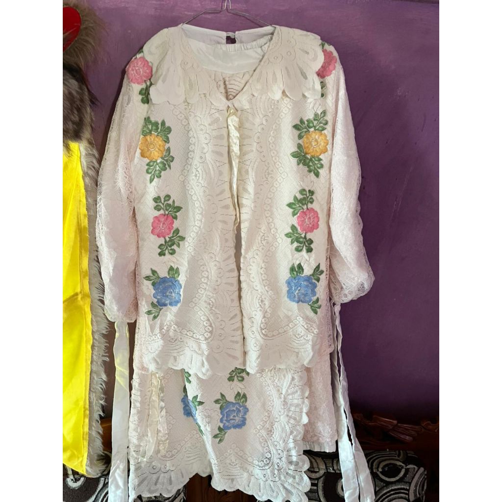 PRELOVED ONE SET BEACHYLOOKS COTTAGECORE