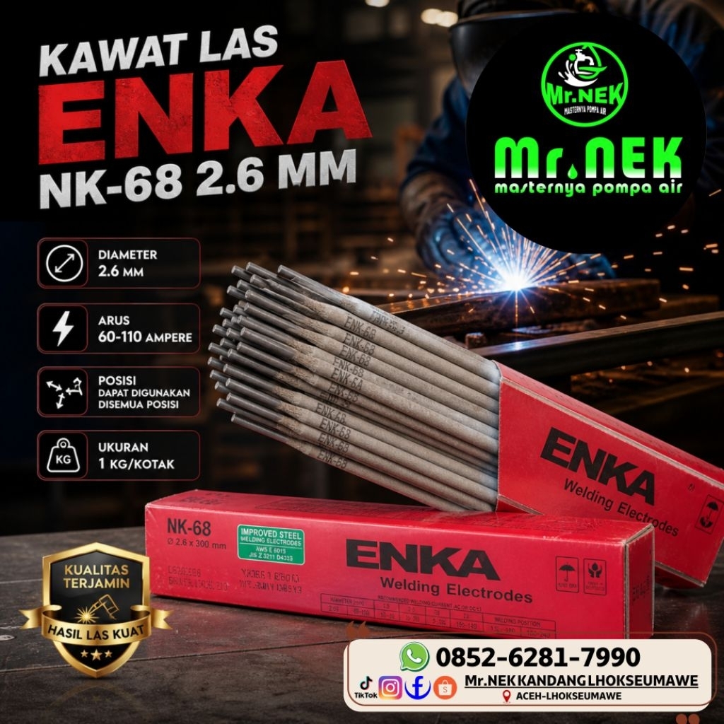 KAWAT LAS ENKA 2.6 MM