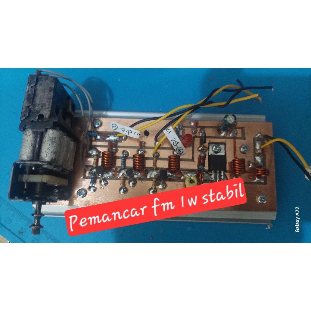 kit pemancar fm 1watt stabil 1-2km