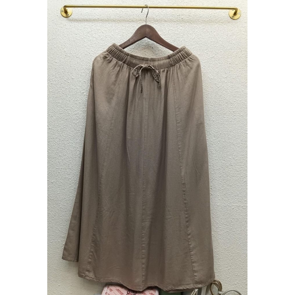 ROK BAHAN LINEN BULU KUDA PREMIUM WASHING JUMBO PEJAH 8