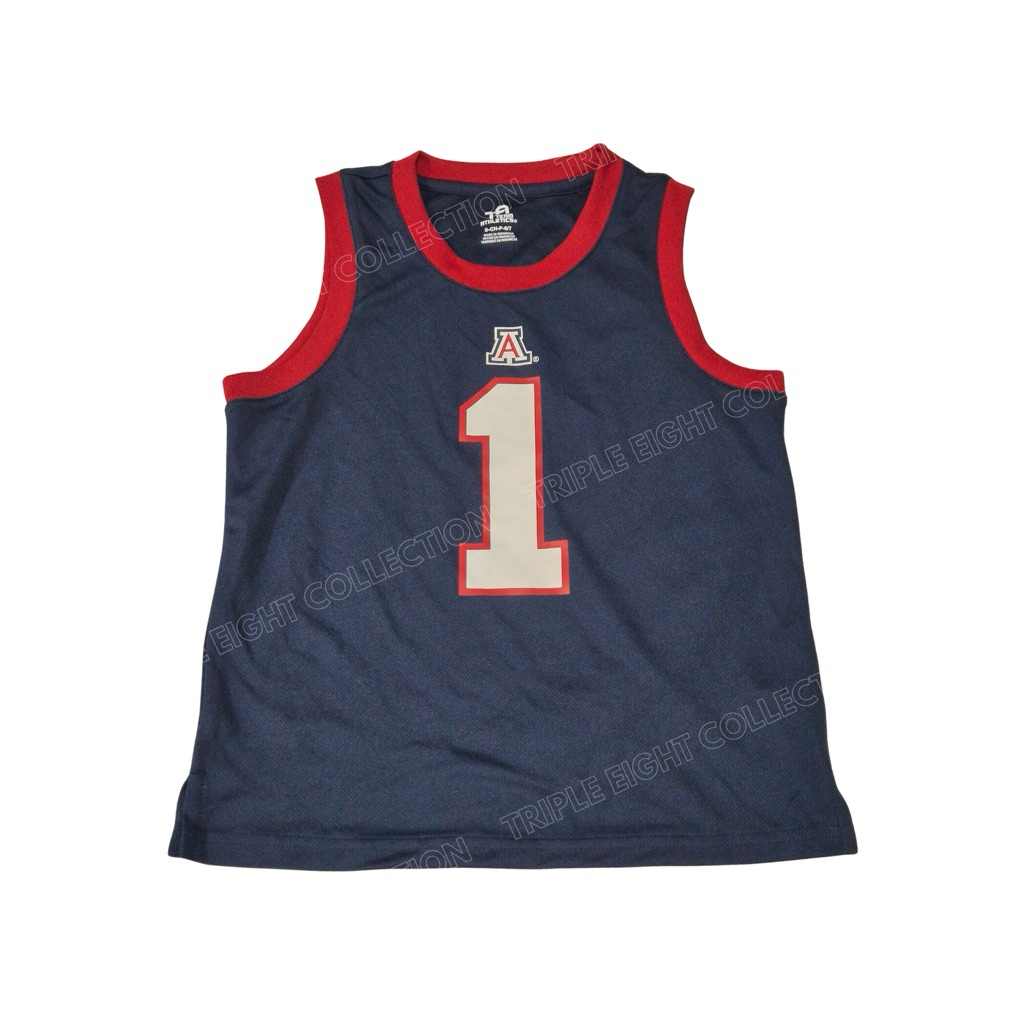Kaos Jersey Anak Kids Olahraga Arizona Wildcats Basketball Limited Jersey Label Cut Navy