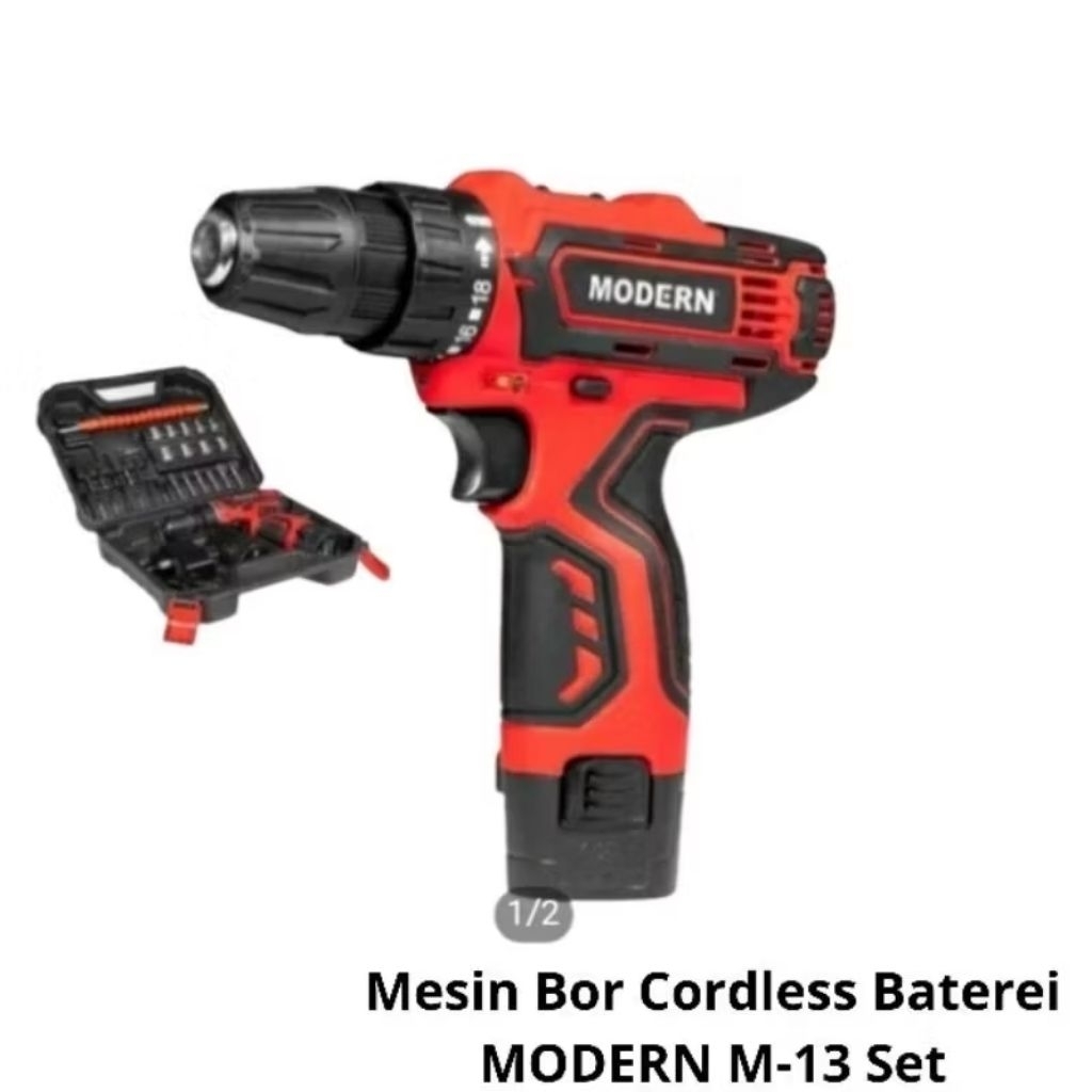 Bor Baterai Set MODERN M-13 Set/Bor Cordless Baterai 12V Bor Baterai Set MODERN M-13 Set/Bor Cordles