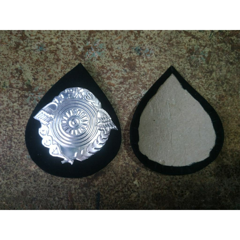 Logo emblem topi Patroli Keamanan Sekolah PKS