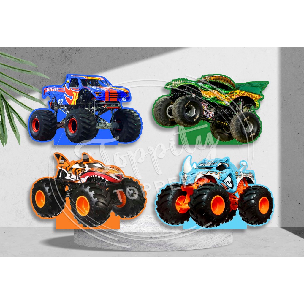 Candy box goodie bag Monster truck hotwheels
