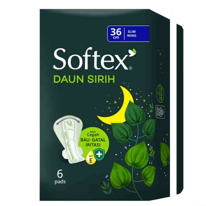Softex Daun Sirih + Vitamin E 29cm / 36cm NIGHT