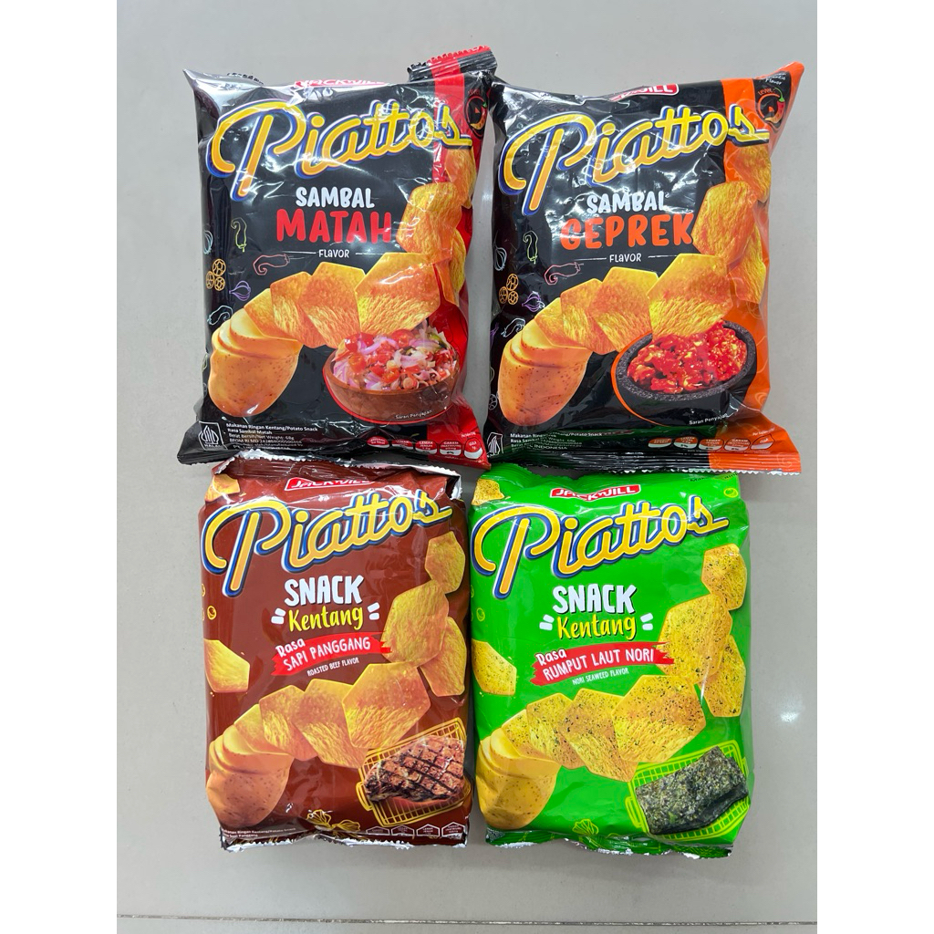 PIATTOS - SNACK POTATO CIPS ALL VARIASI 68gr