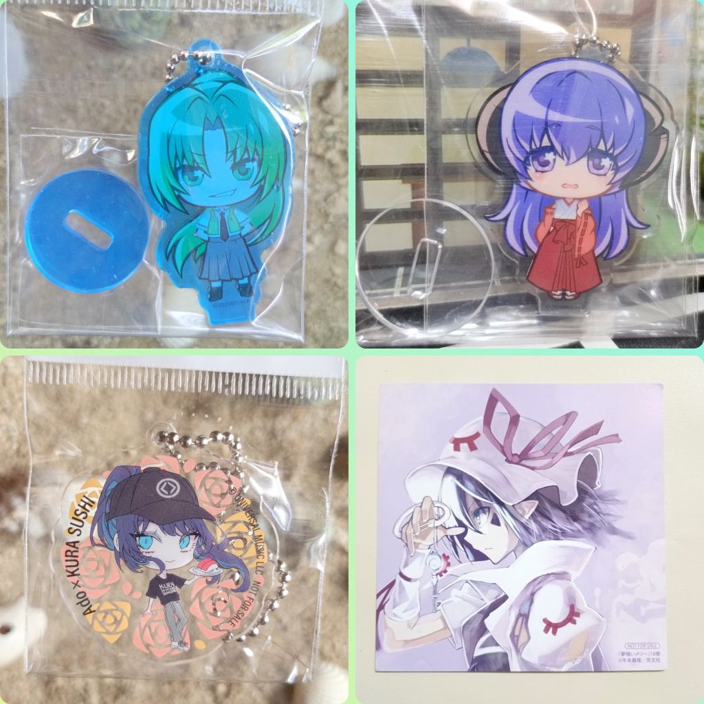 Higurashi Ado Dream Eater Merry keychain standee akrilik rubber official
