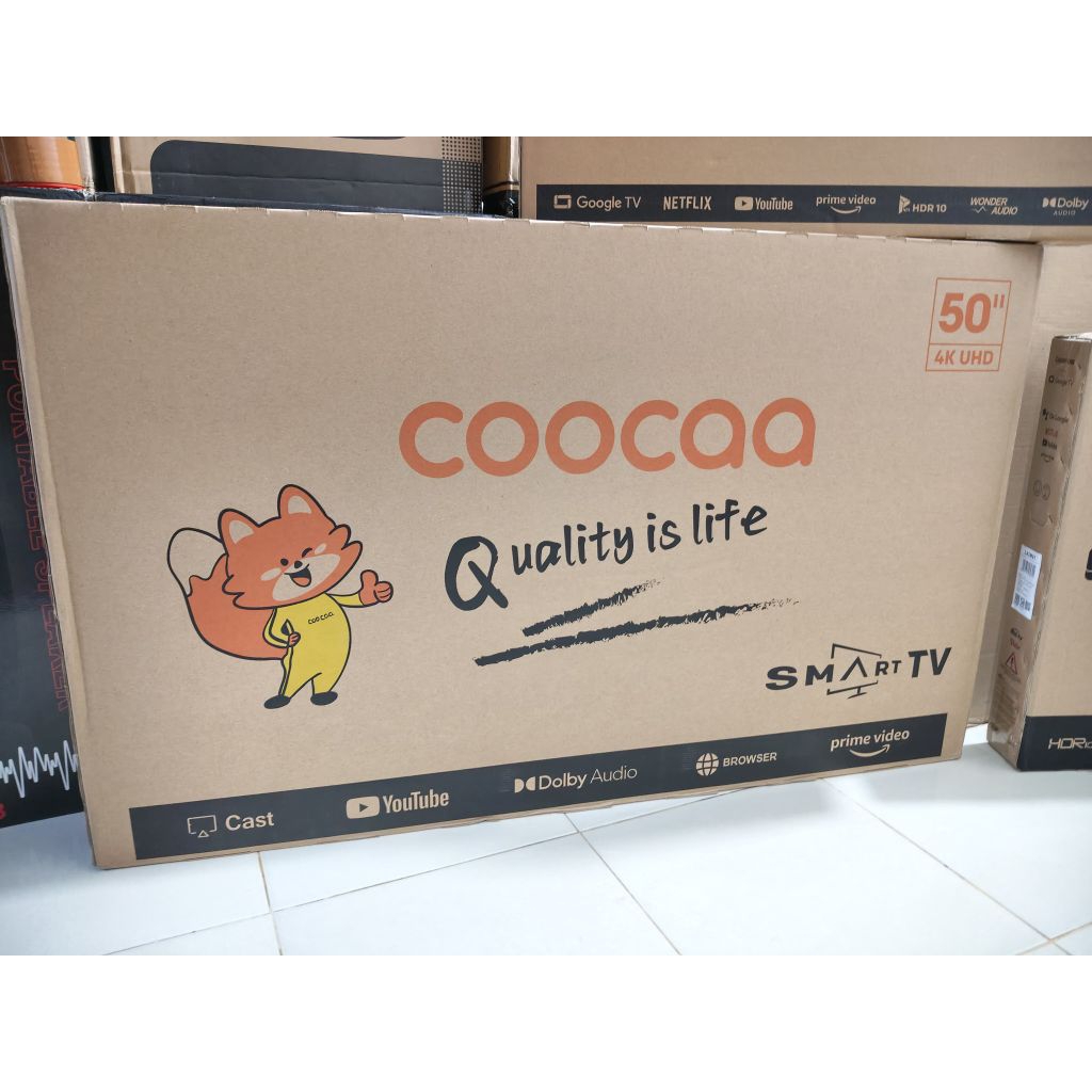 tv coocaa 50 inch Smart tv 50s3u
