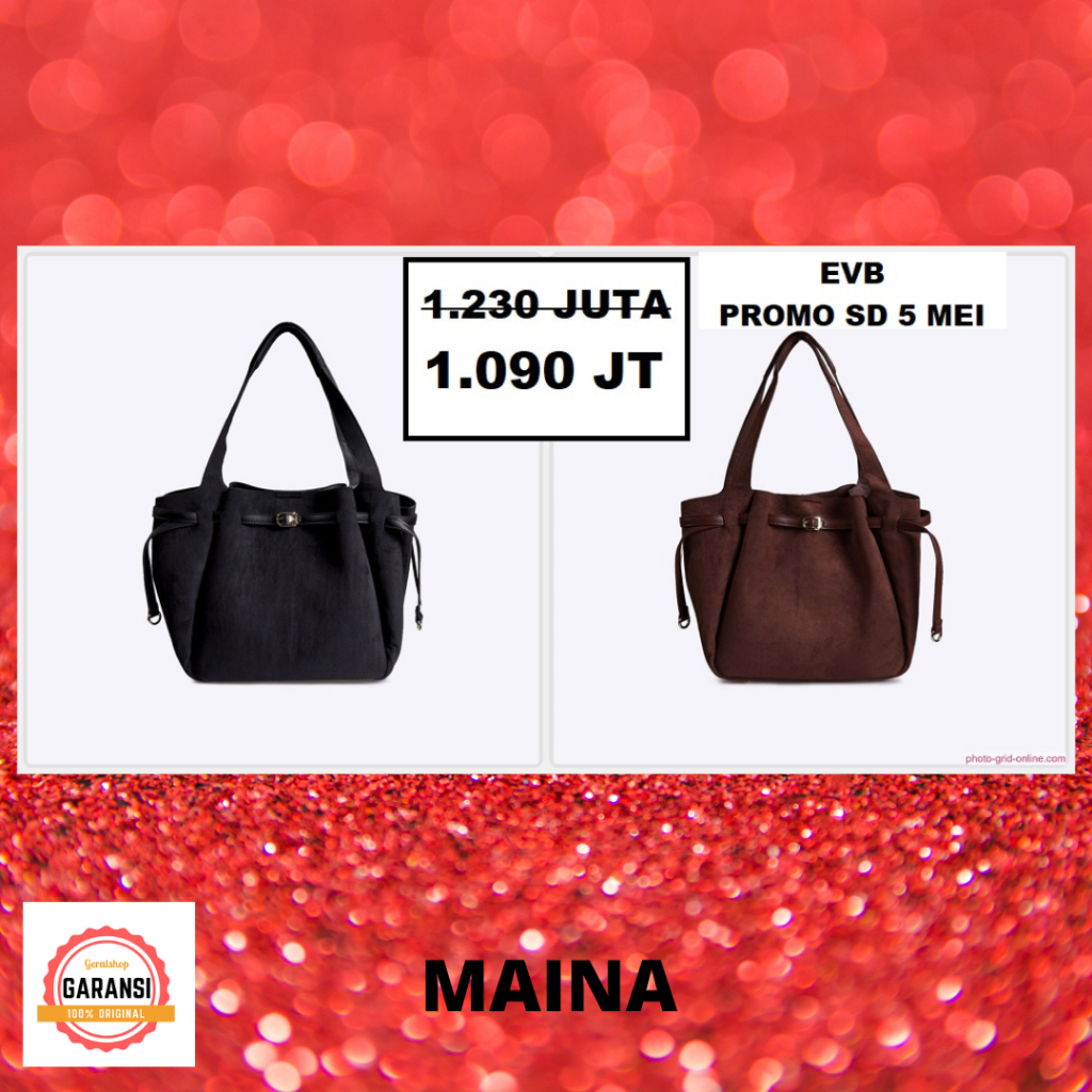 Tas EVB wanita seri MAINA 100% Original Store