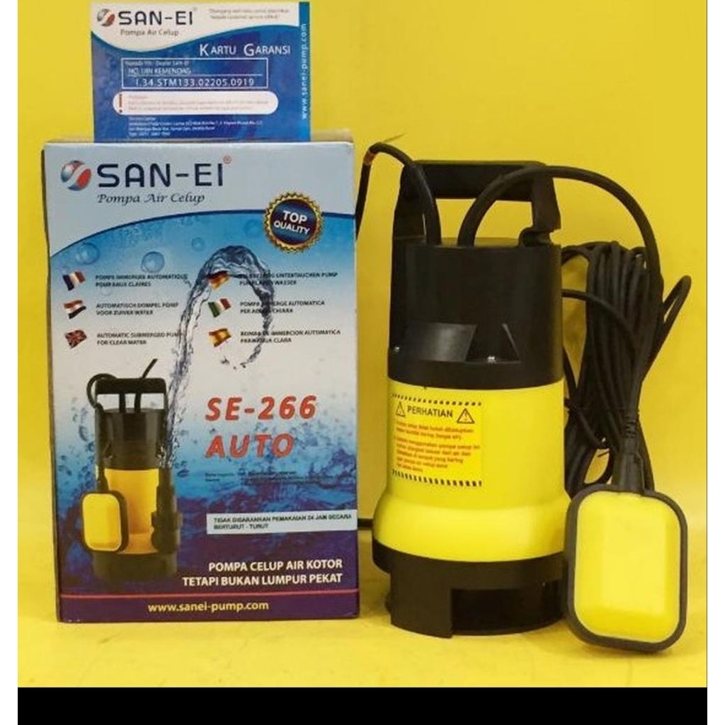 POMPA CELUP AIR BERSIH SAN EI OTOMATIS / POMPA CELUP OTOMATIS SAN EI SE-266