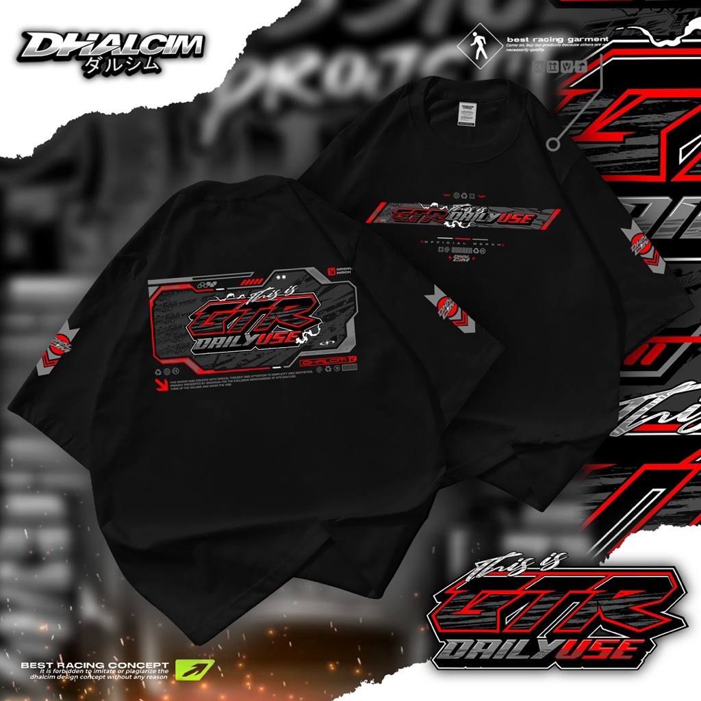 KAOS DISTRO SUPRA GTR 150 DAILYUSE FUL COTTON 24S, KAOS GTR DAILYUSE, KAOS GTR GANK, KAOS SUPRA GTR 