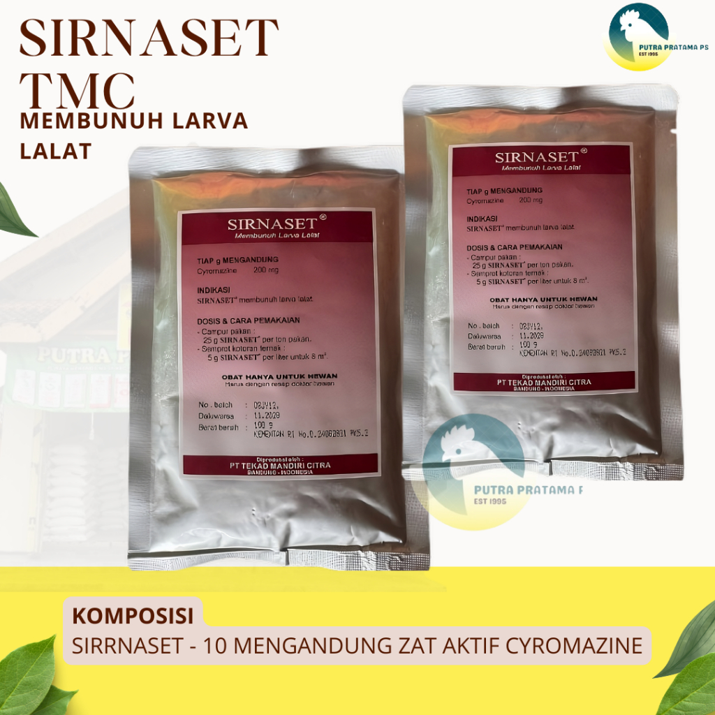 SIRNASET  250 GRAM - OBAT LARVA LALAT