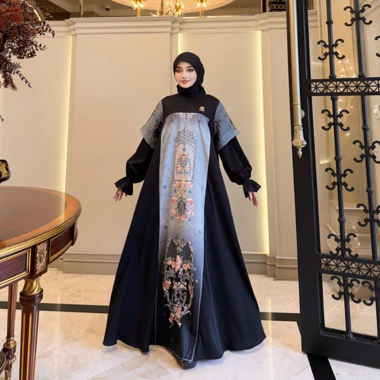 Shella Saukia Dress Hitam 10-SSW-0519