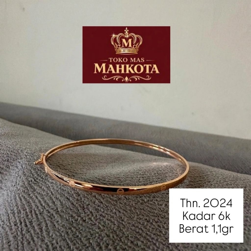 Gelang Kartir Mini Asli by Toko Mas Mahkota
