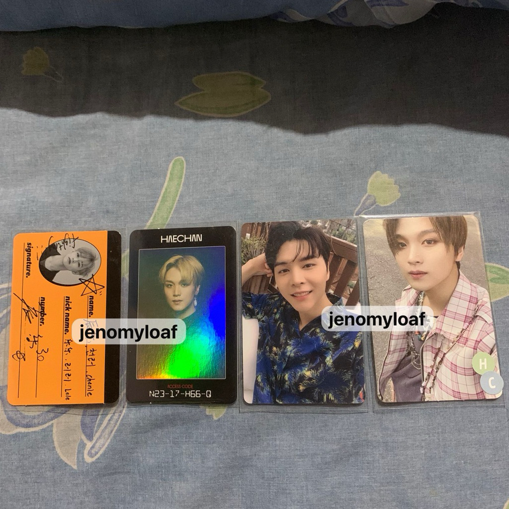 TAKE ALL PHOTOCARD LEE HAECHAN OFFICIAL HOT SAUCE NCT DREAM PC CHENLE CREWCARD  C WGU WE GO UP PC JO