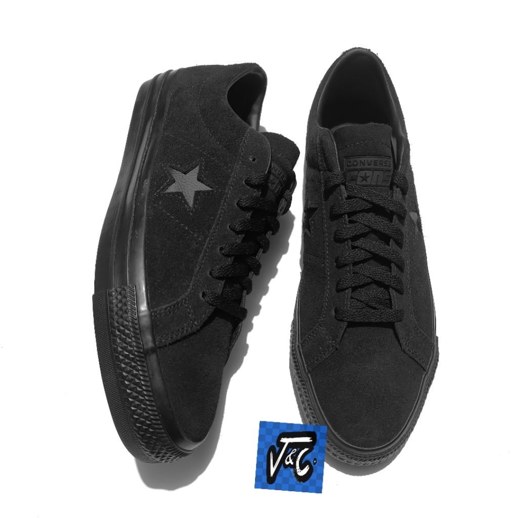 Converse CONS One Star Pro Suede Skate CX Foam Full Mono Triple Black