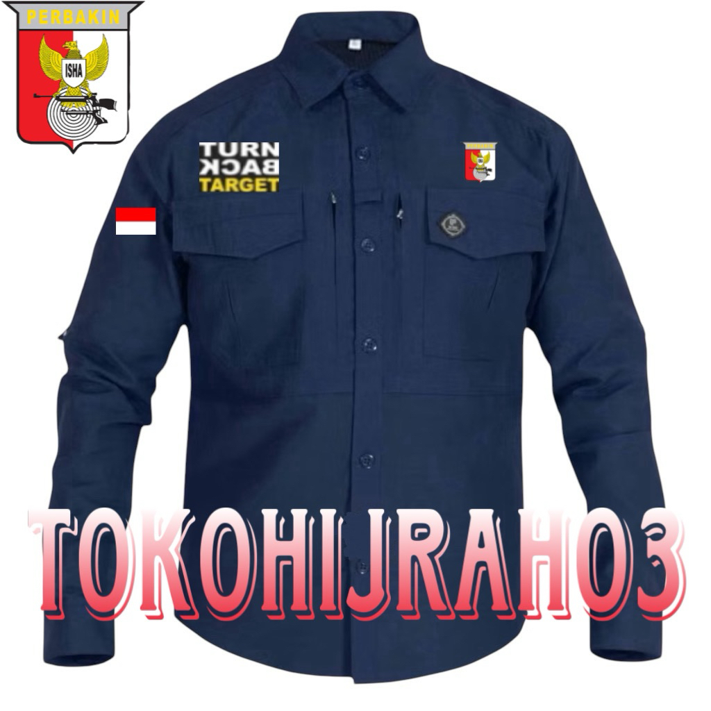 SERAGAM TACTIKAL DRILL PERBAKIN PERSATUAN MENEMBAK INDONESIA SERAGAM PDL TACTIKAL PERBAKIN KEMEJA TA