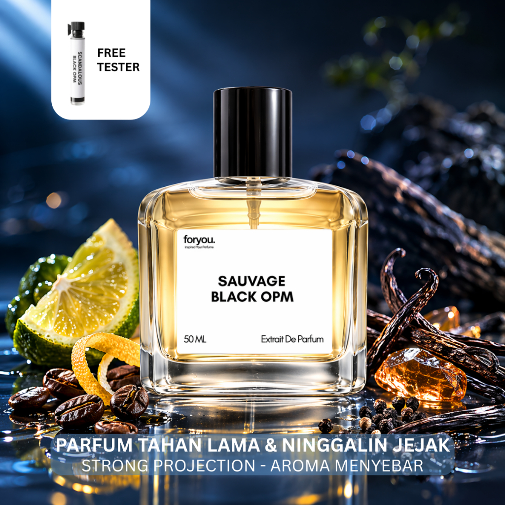 Parfum Mix SAVAGE X BLACK OPIIUM Parfume Unisex Pria Wanita Minyak Wangi Tahan Lama Ninggalin Jejak 
