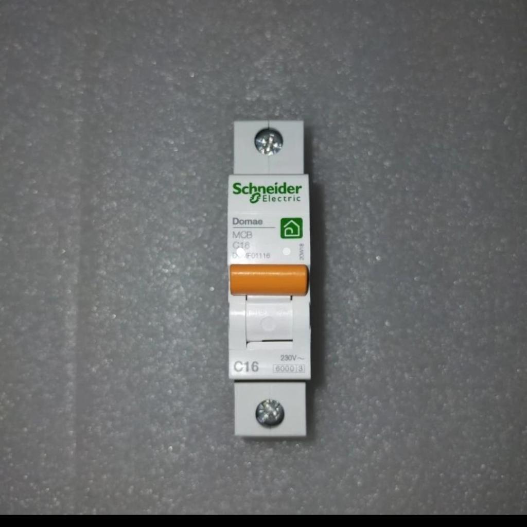 mcb schneider domae / mcb Schneider 20a 1phase 16a 1 phase