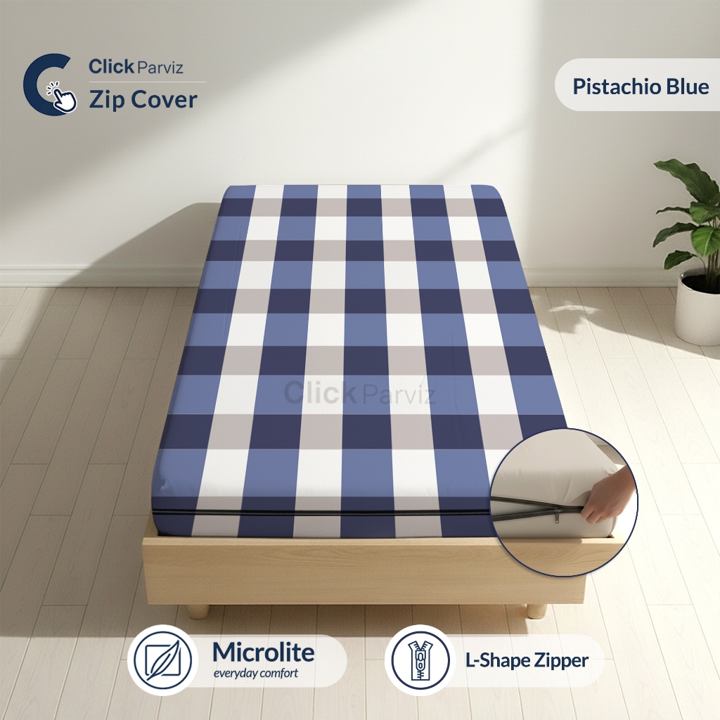 Sprei Resleting 100x200 Sarung Kasur Busa Resleting 100x200x15 - 100x200x20