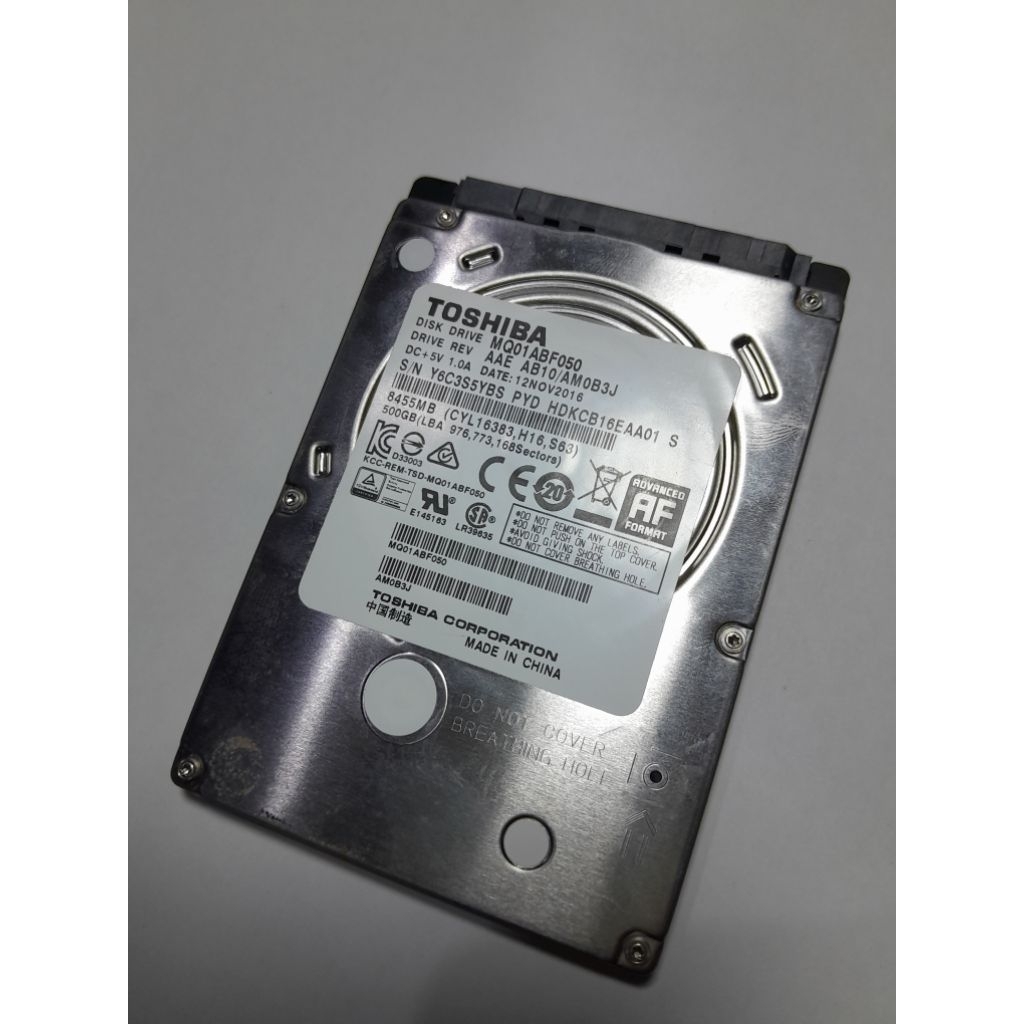 hdd copotan laptop 500gb