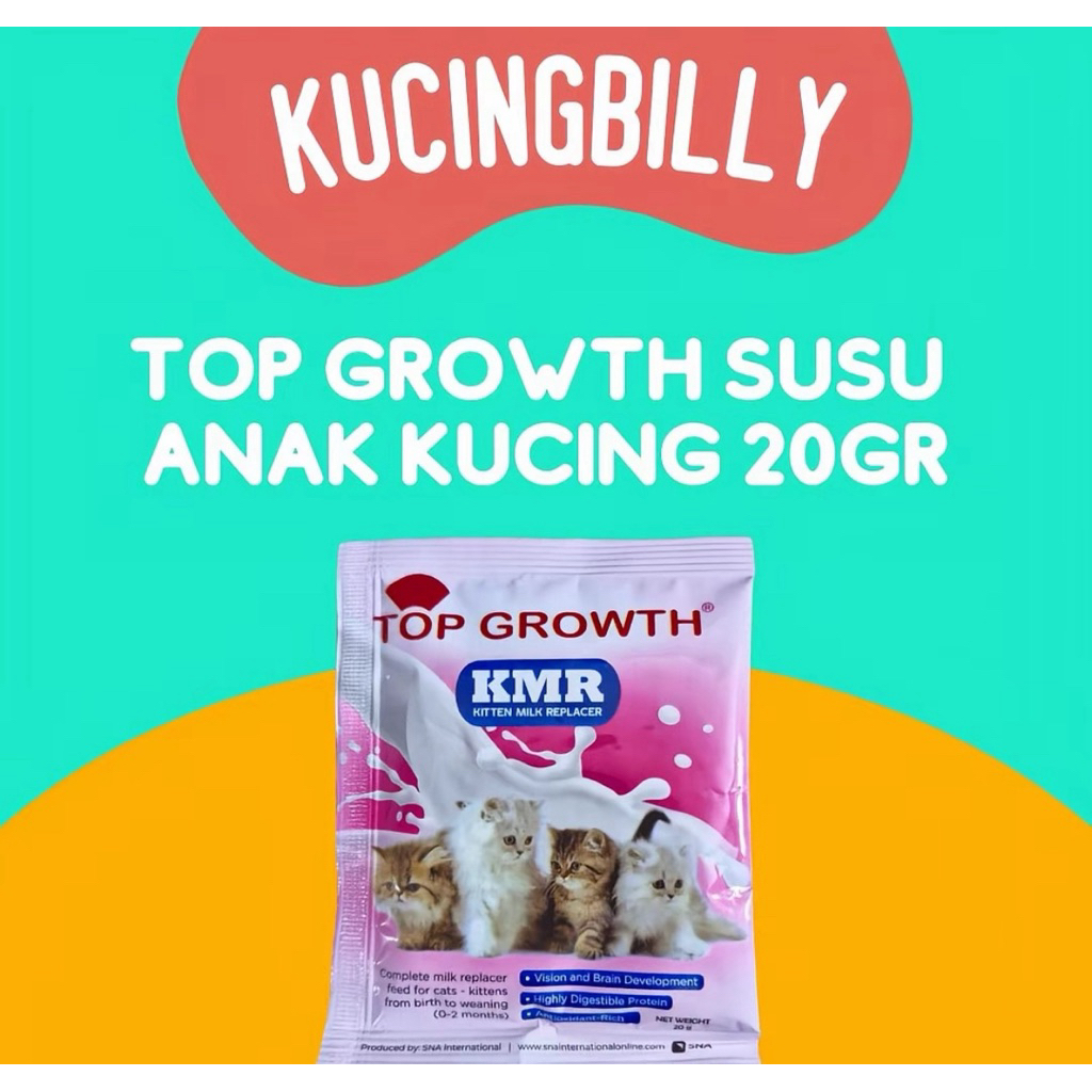 TOP growth susu kucing sacset 30 gr