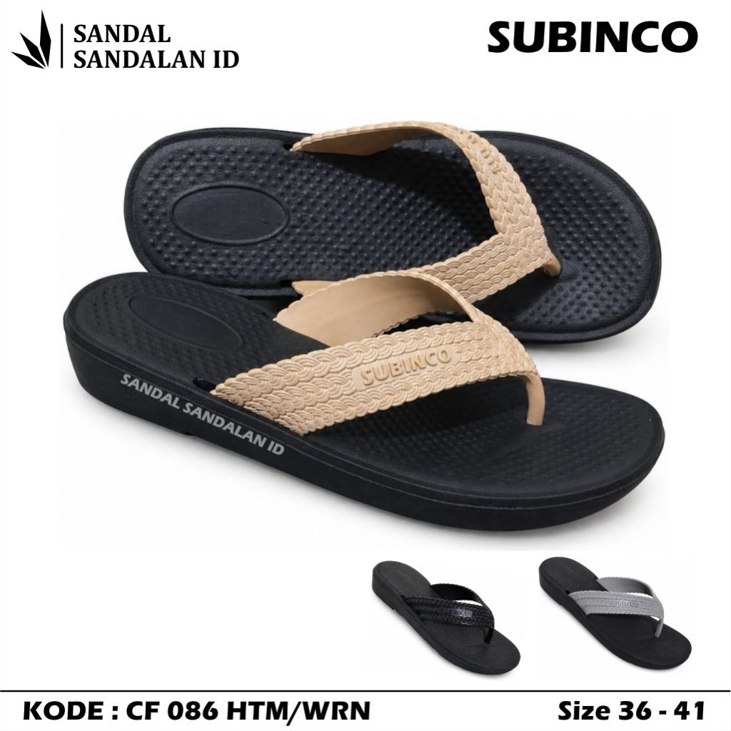 SUBINCO Sandal Jepit Wanita Terbaru Sandal Jepit Karet EVA Anti Slip Emupk Ringan Nyaman Sandal Jepi
