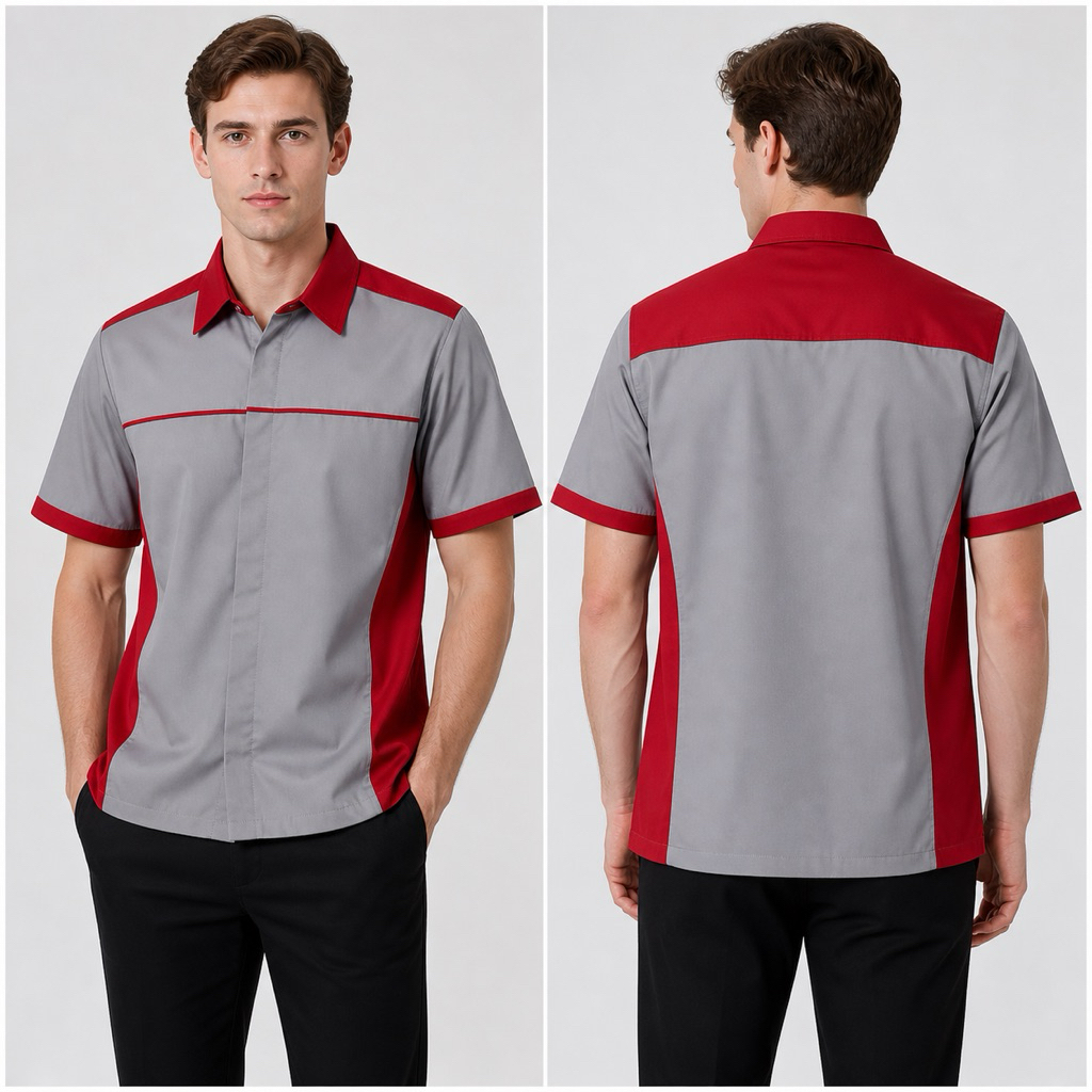 Baju kerja - baju otomotif - baju kantor - baju bengkel - baju cleaning service - baju karyawan