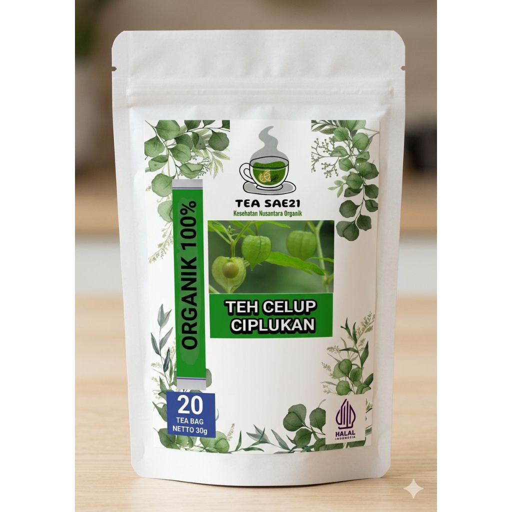TEASAE21 TEH CELUP CIPLUKAN : Teh Daun Ciplukan isi 20 Tea Bag
