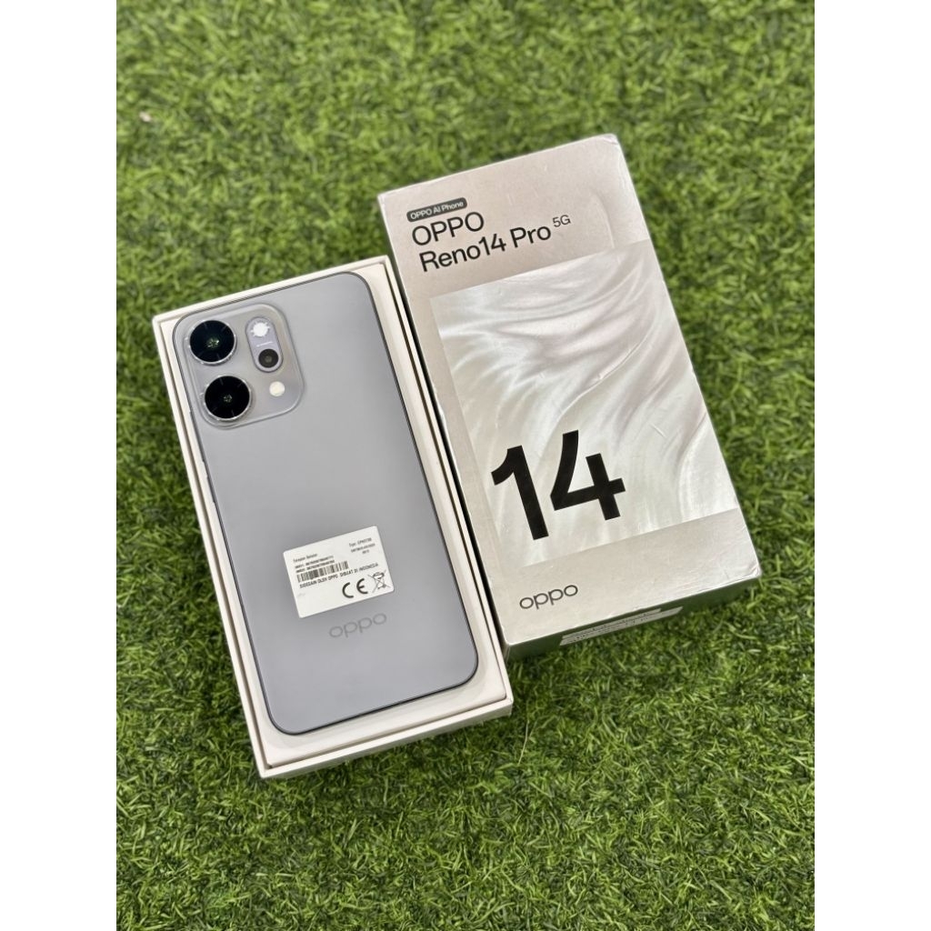 OPPO RENO 14 PRO 5G 12/512GB SECOND LENGKAP NOMINUS RESMI INDONESIA