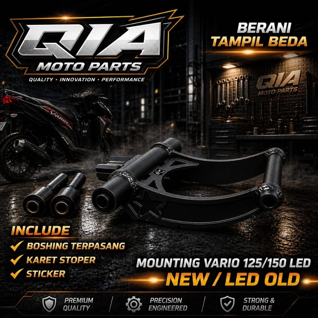 Mounting Vario 125/150 LED / New Vario Bahan Tebal Presisi Vario New, Vario 125 LED, Vario 150 LED, 
